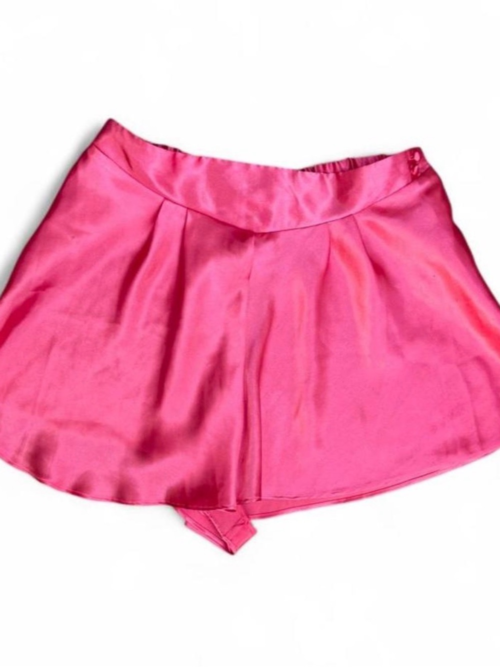 Vintage Partners Mervyns satin lingerie shorts in coral, pajamas Size M feminine